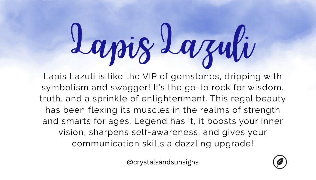 Lapis Lazuli crystal bracelet gift packaging — intuition and spiritual awareness bracelet for women