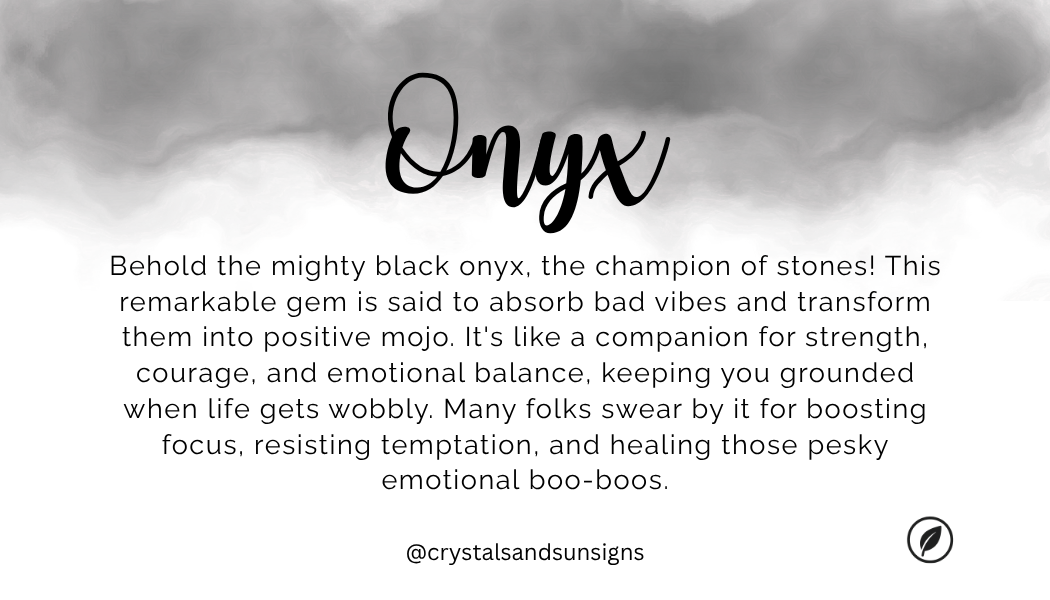 Black Onyx crystal bracelet gift packaging — grounding bracelet, strength gift for her
