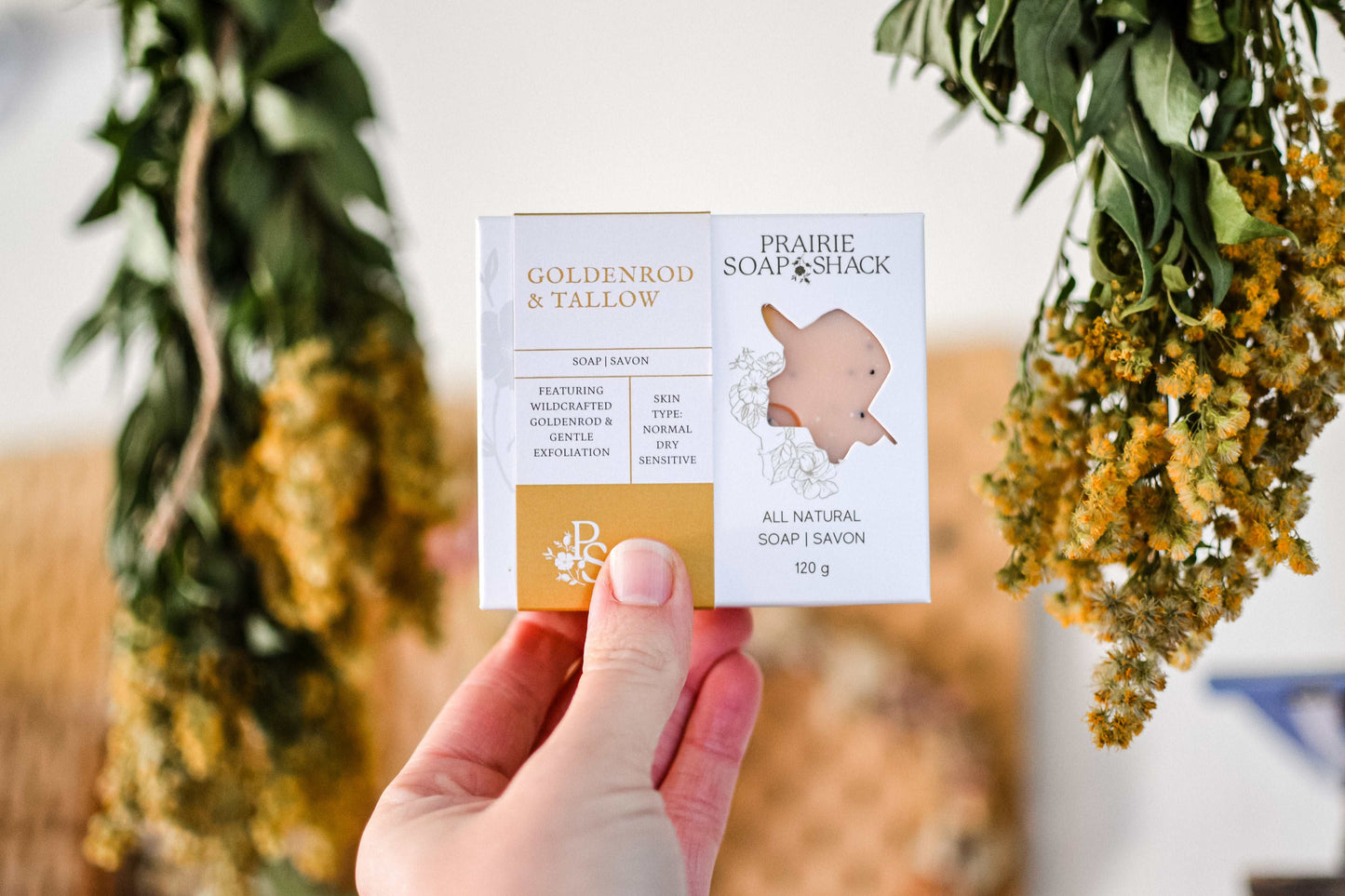 Prairie Soap Shack botanical tallow soap for sensitive and dry skin care