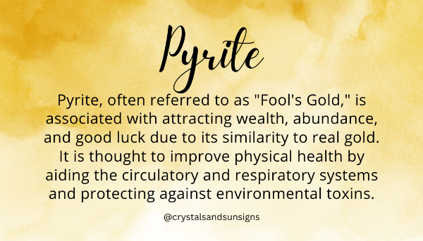 Pyrite healing properties bracelet — confidence and wealth attraction crystal bracelet, gift for her