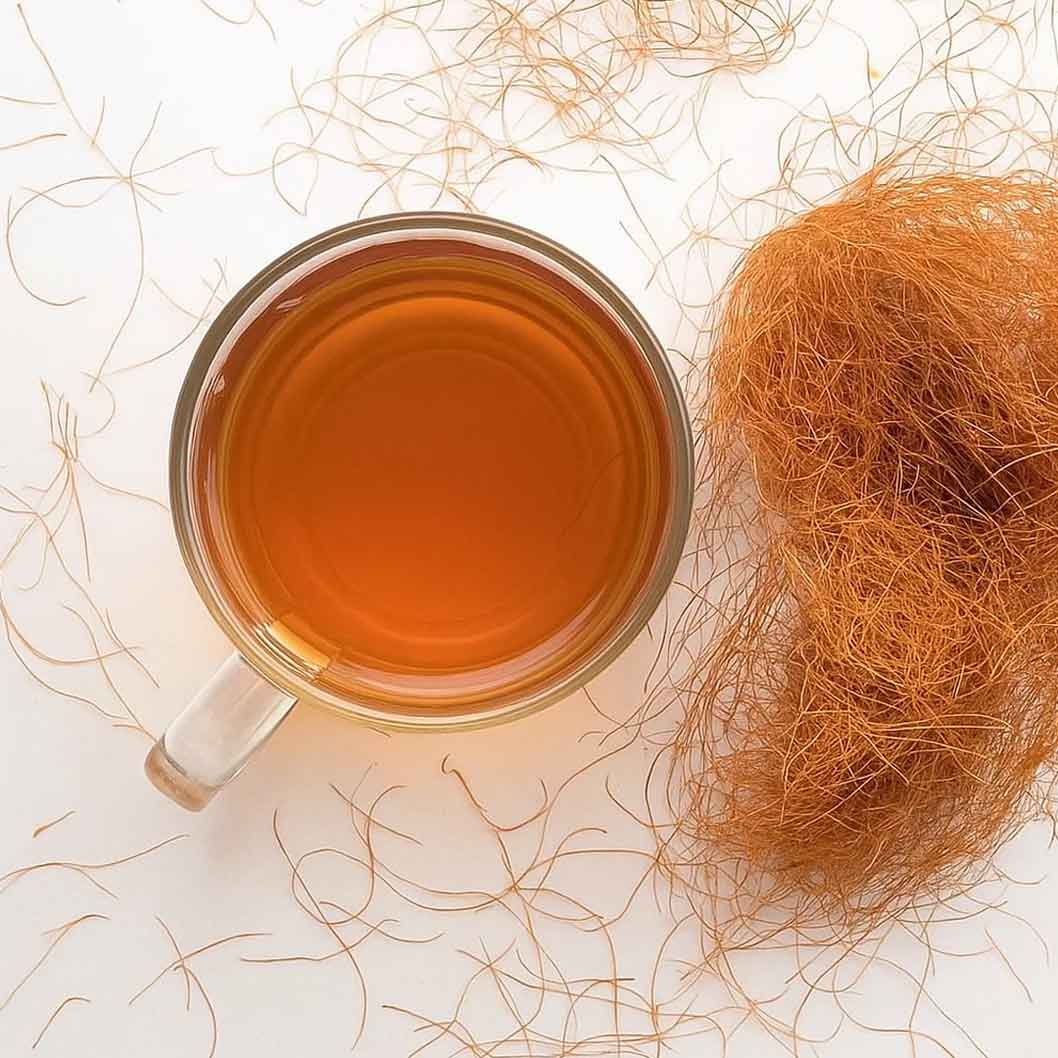 Corn silk loose herbal tea — traditional natural remedy for bladder and urinary wellness