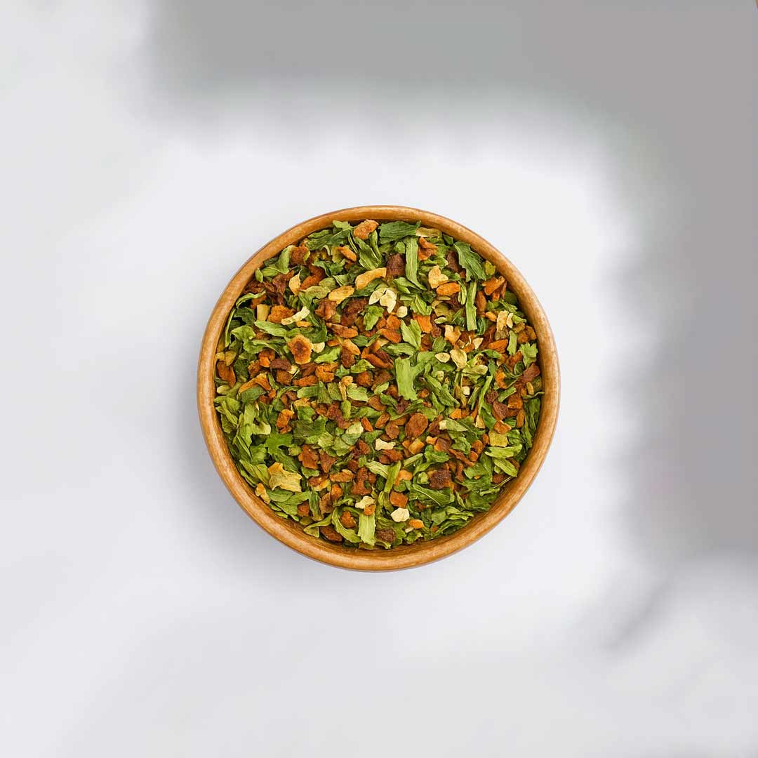 All-purpose dried vegetable soup mix — natural dehydrated blend for easy meal prep and wholesome cooking