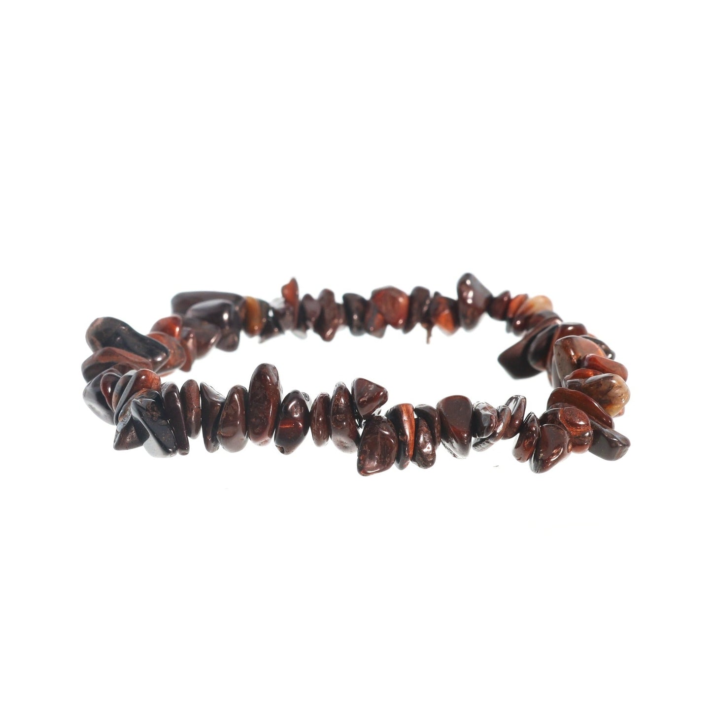Root chakra red tiger's eye bracelet for grounding and courage