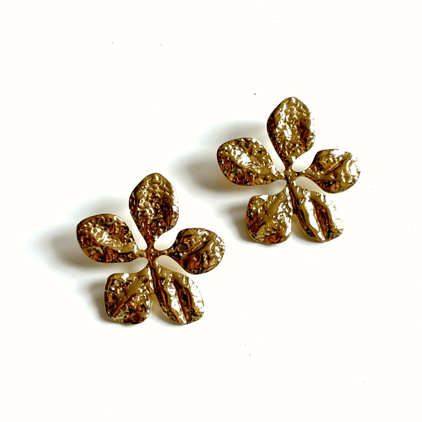 Large Flower Stud Earrings - Best Life Apparel