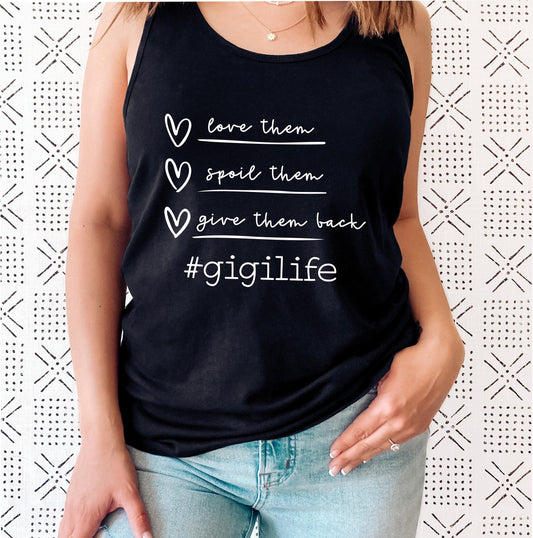 Gigi Life Racerback Tank Top