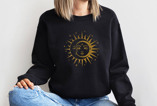 Sun and Moon Yin Yang Sweatshirt