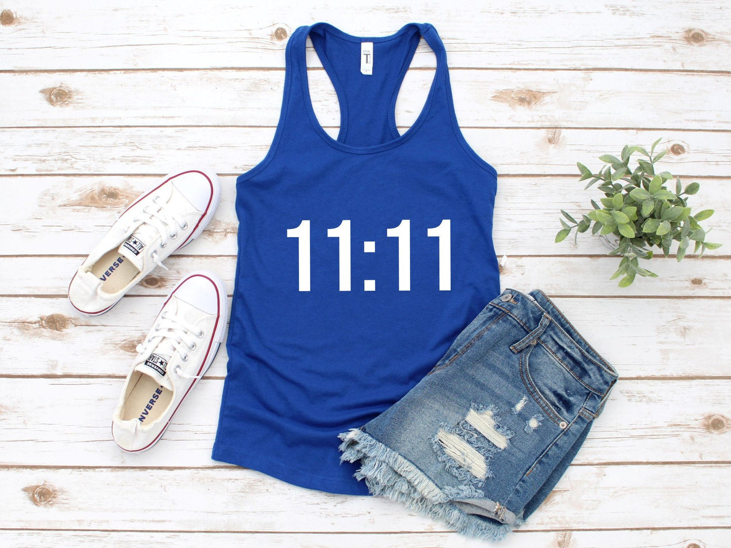 1111 Racerback Tank Top - Best Life Apparel