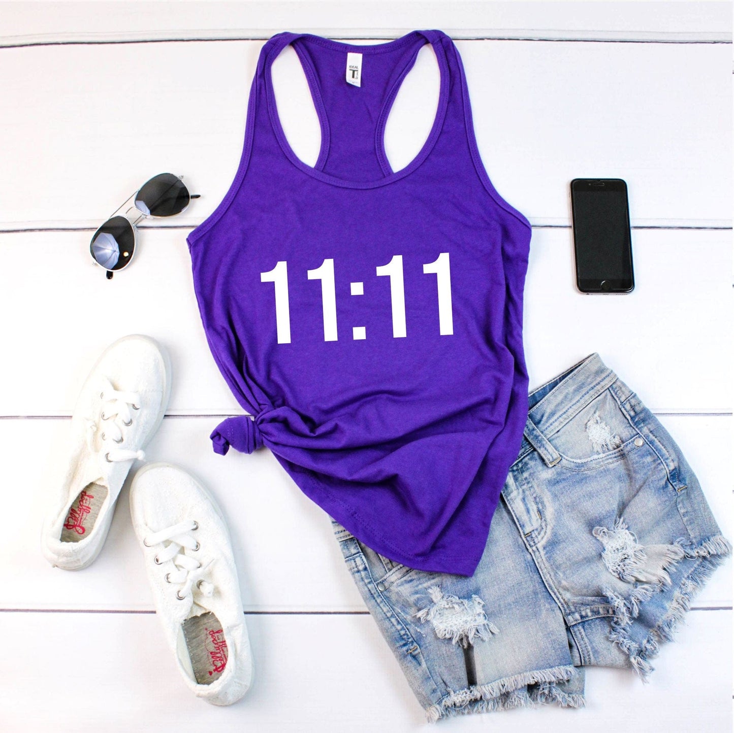 1111 Racerback Tank Top - Best Life Apparel