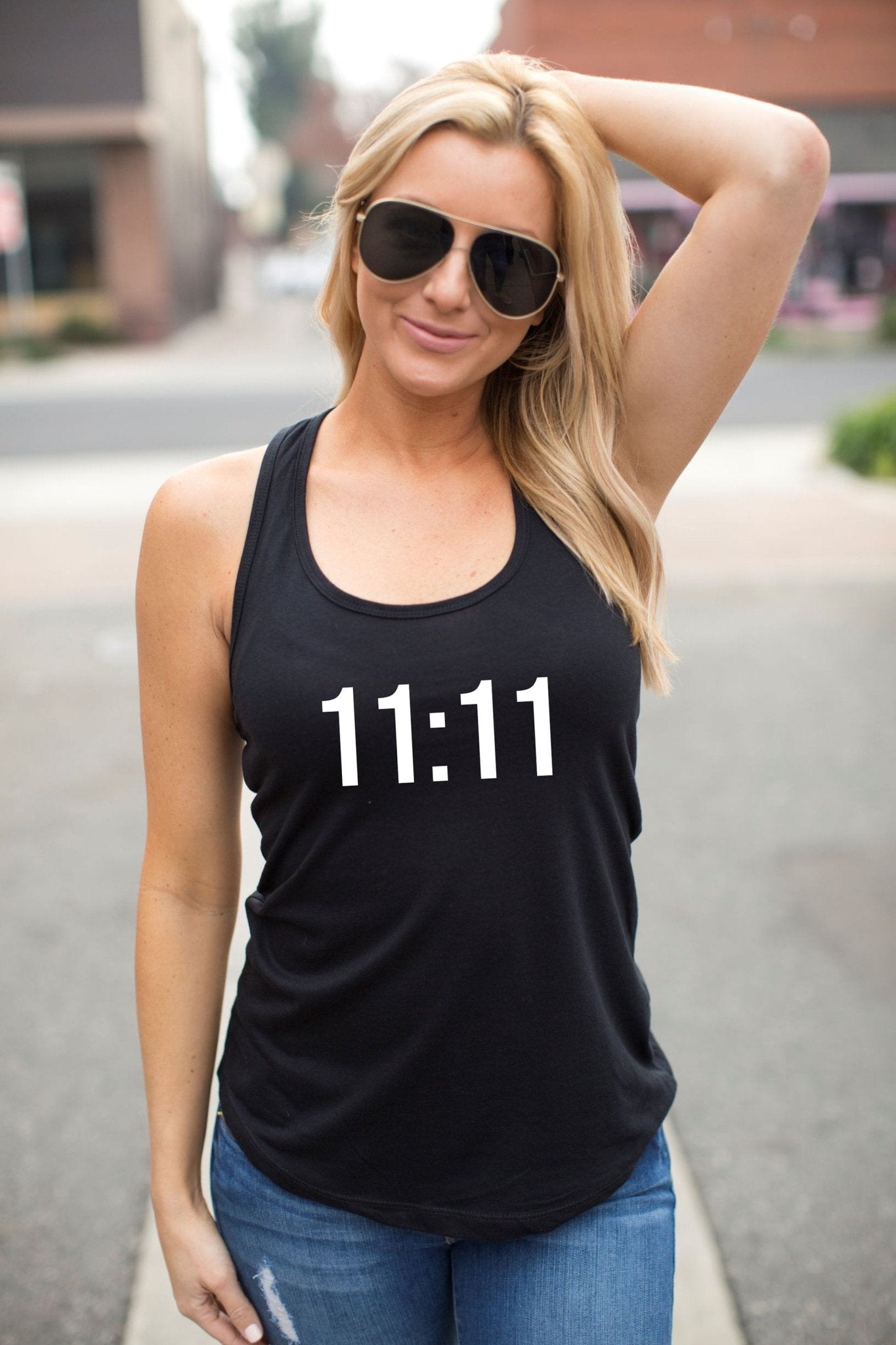 1111 Racerback Tank Top - Best Life Apparel