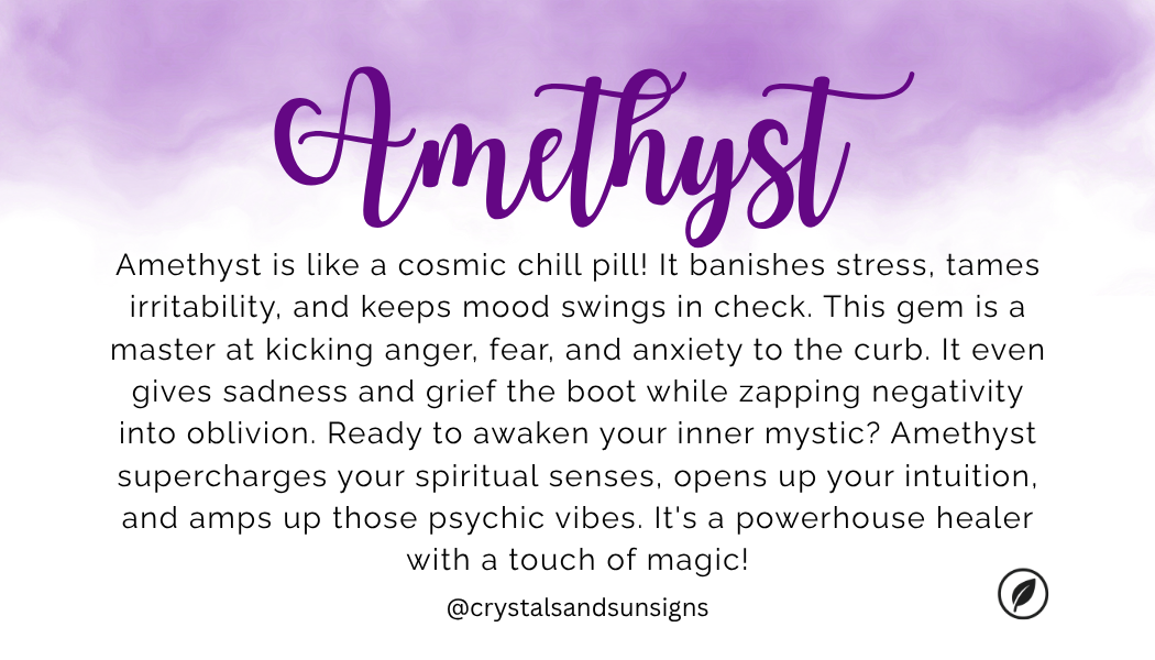 Amethyst crystal bracelet gift packaging 