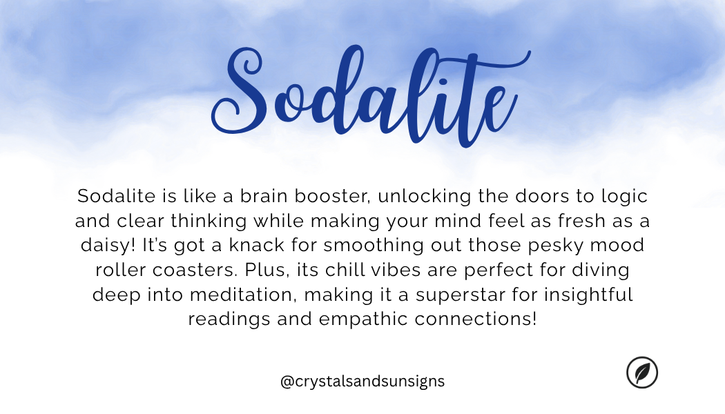 Sodalite crystal bracelet gift packaging — communication and clarity bracelet, gift for her