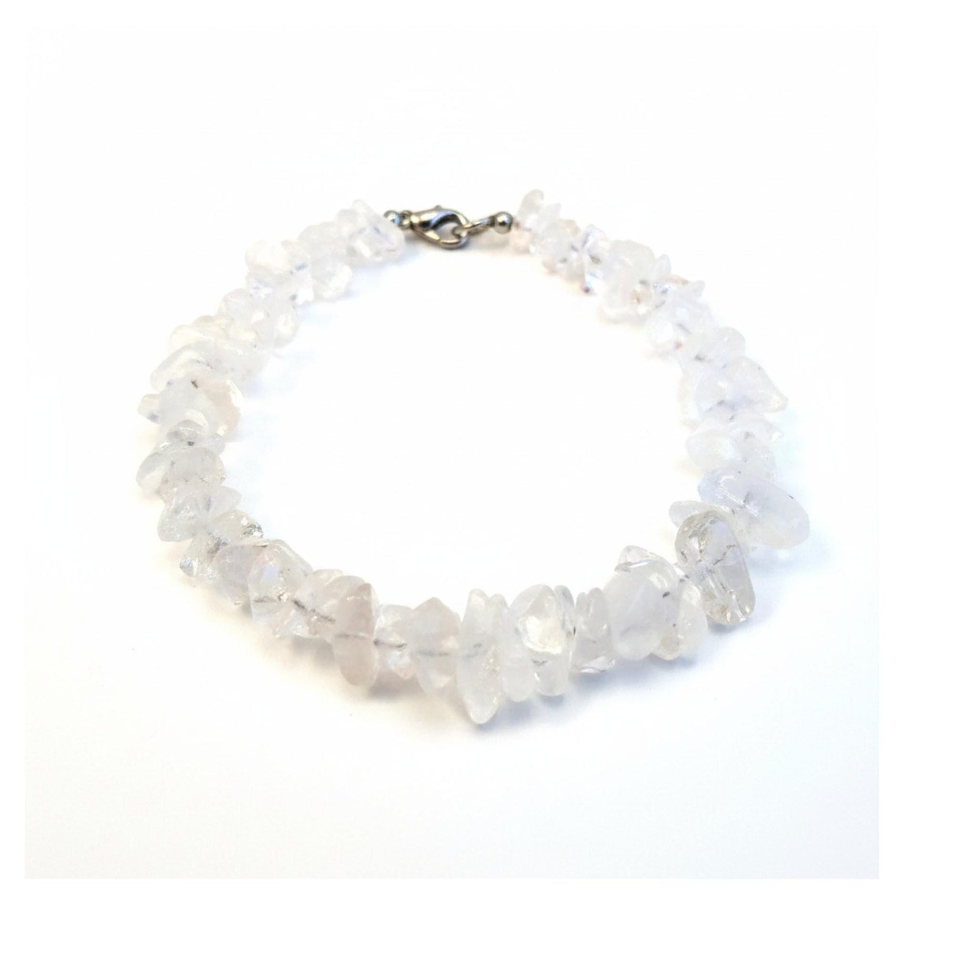 Clear Quartz crystal bracelet handmade to order — master healer gemstone jewelry for manifestation and intentional living