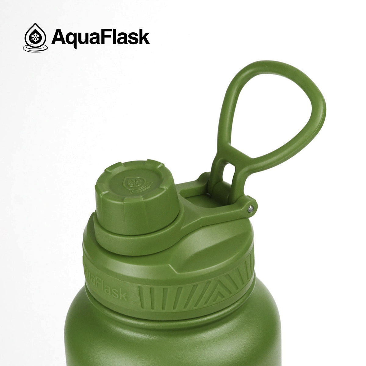 green lid AquaFlask Original 1080ml in gym and fitness hydration setting