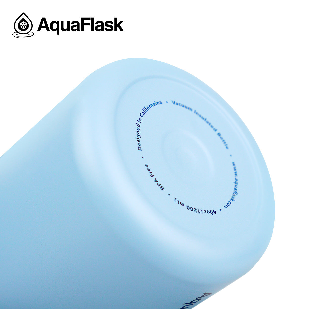 bottom blue Leak-proof AquaFlask Jug 40oz for gym, office and outdoor hydration