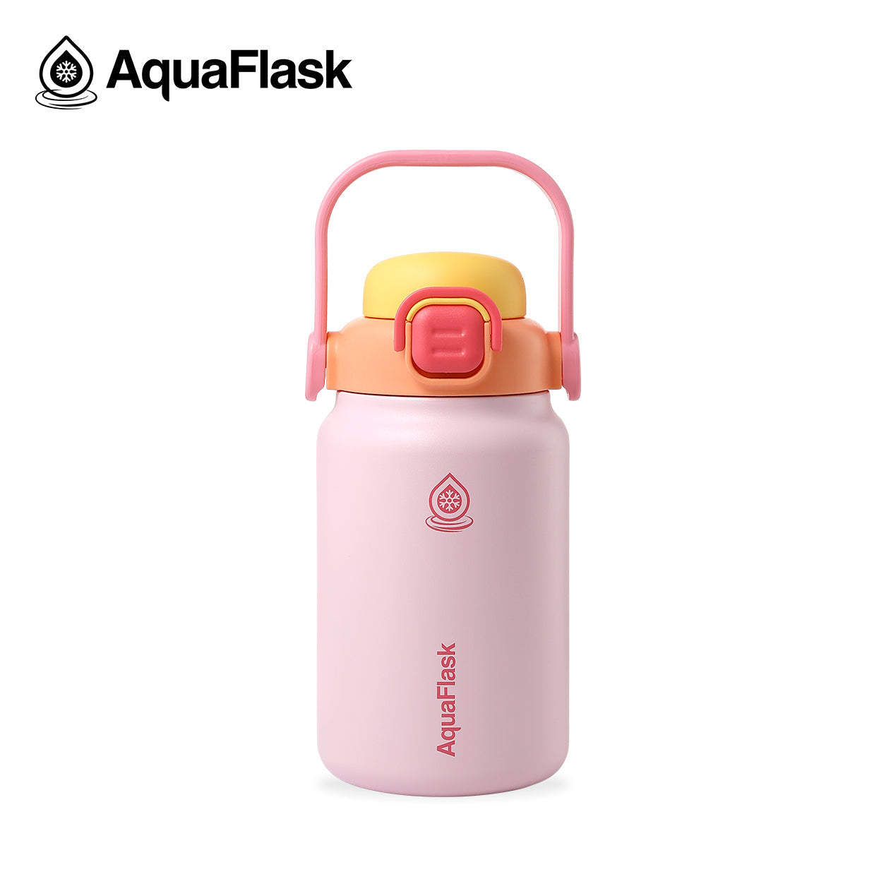 buttercup Durable AquaFlask Jug 40oz showing premium powder coat finish