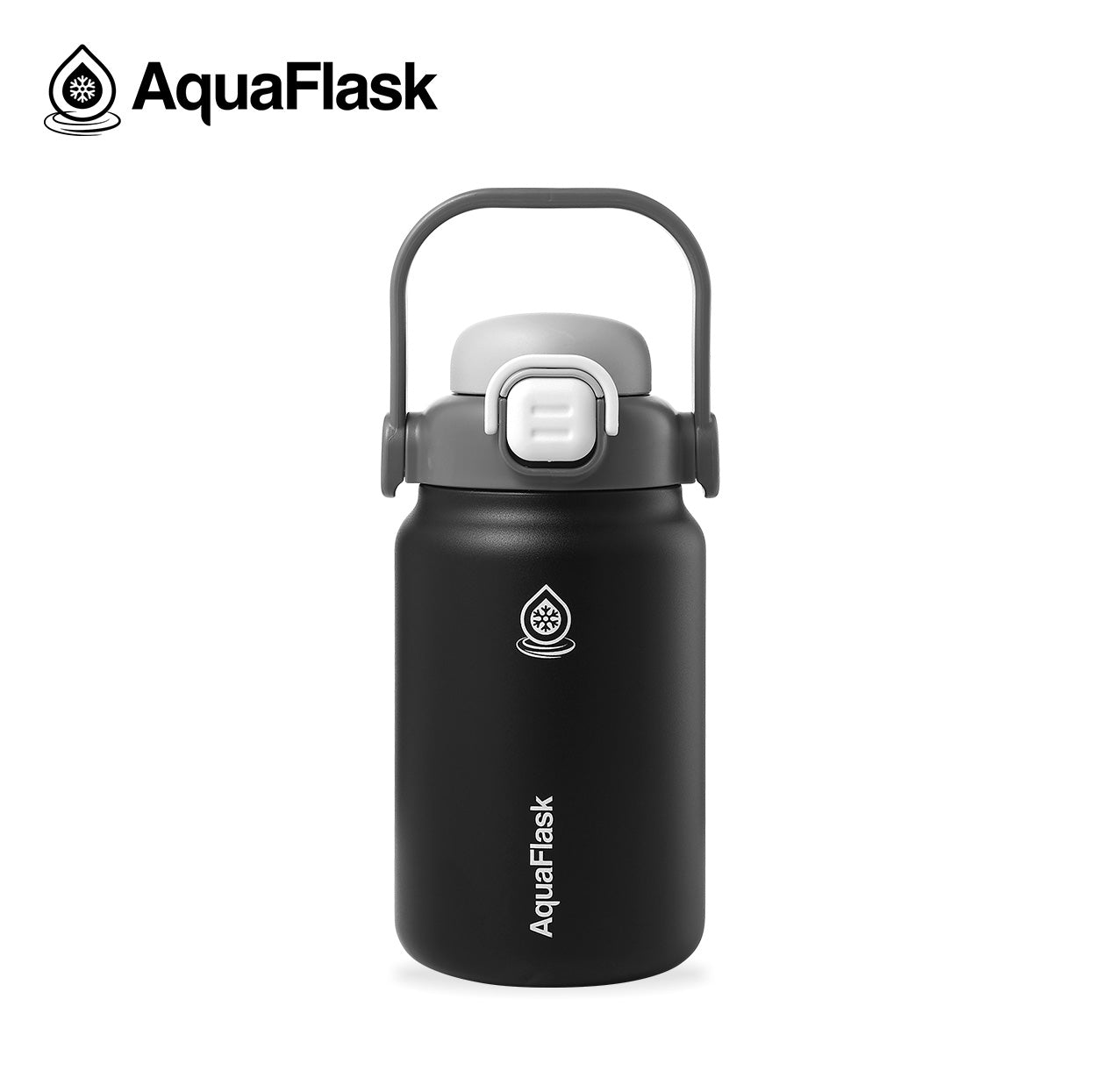 black AquaFlask Jug 1.18L in gym and fitness hydration setting