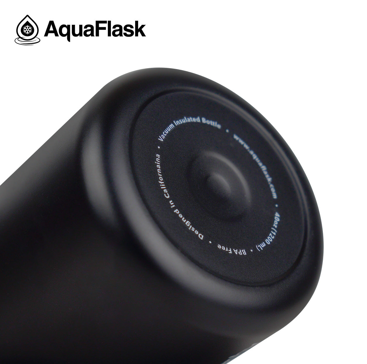 bottom black AquaFlask Jug 1.18L for reducing single-use plastic waste