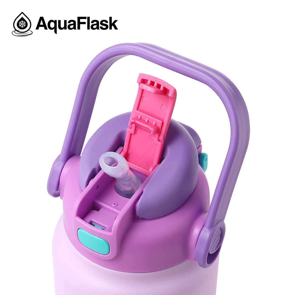 pink AquaFlask Jug 40oz showing wide range of available colours