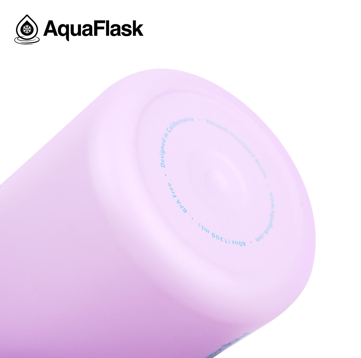 bottom pink AquaFlask Jug 40oz in premium product flat lay photography