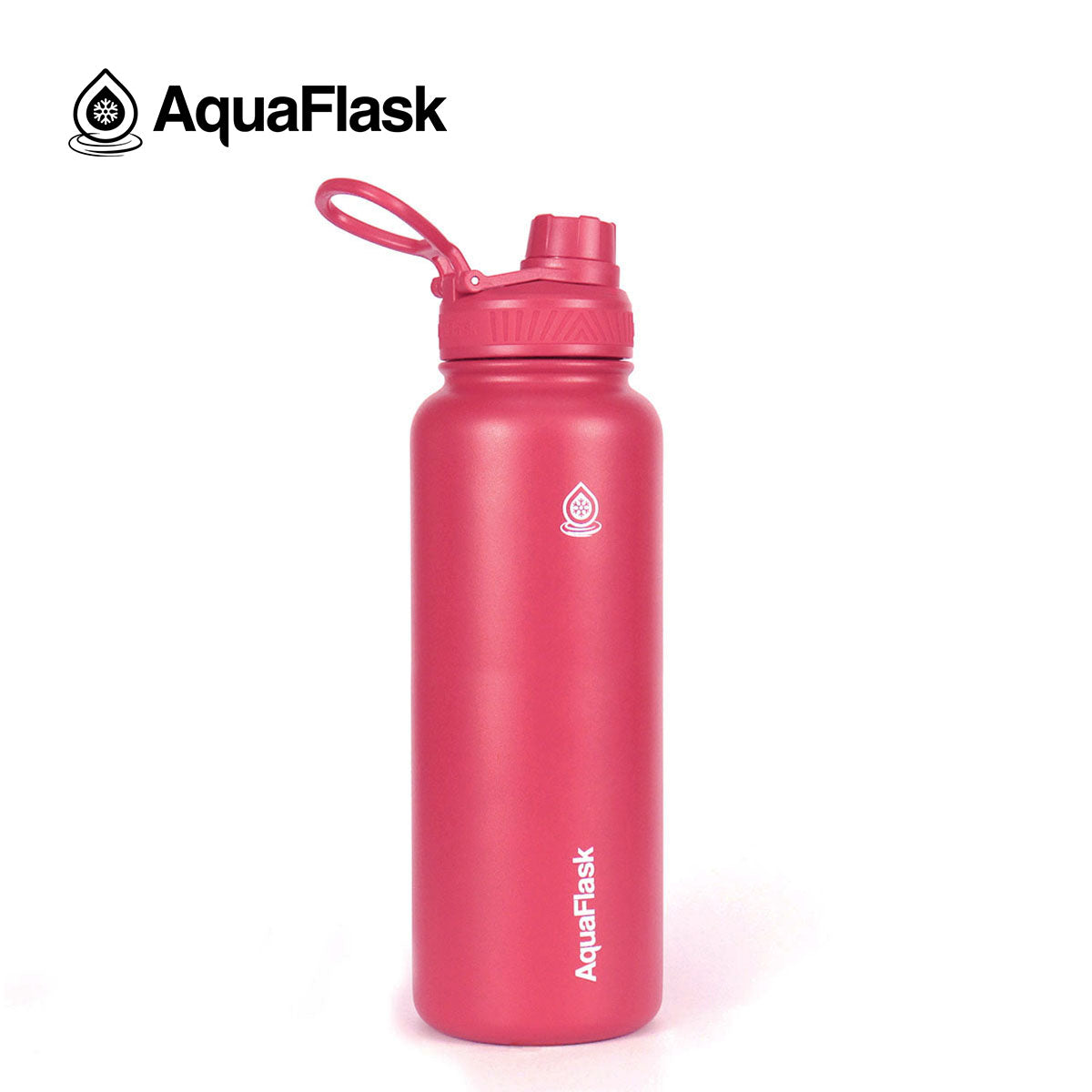 dark pink AquaFlask Original 40oz in group lifestyle setting for active hydration