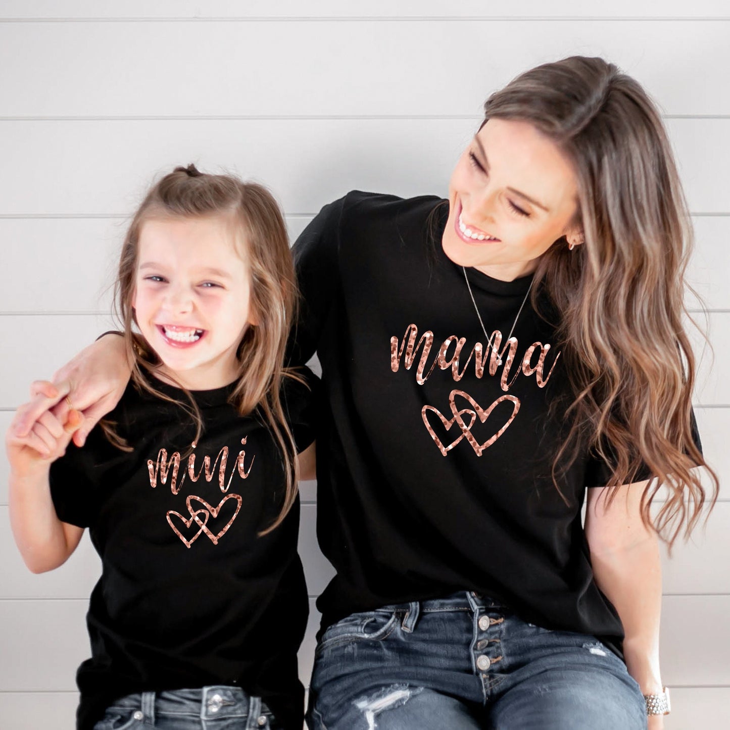 Matching Mama and Mini Glitter Shirts