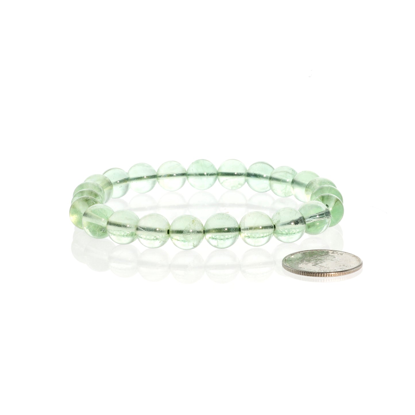 Calming fluorite bead bracelet for anxiety relief and emotional stability