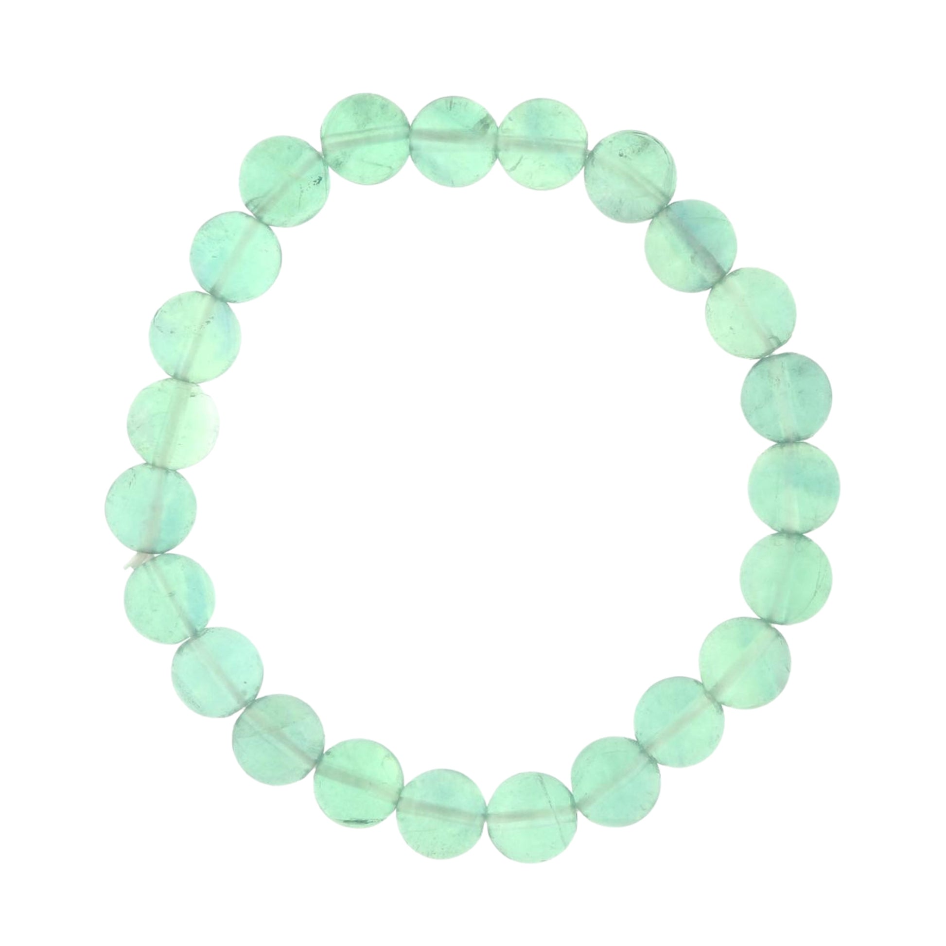 Fluorite crystal bracelet for aura cleansing and energetic protection
