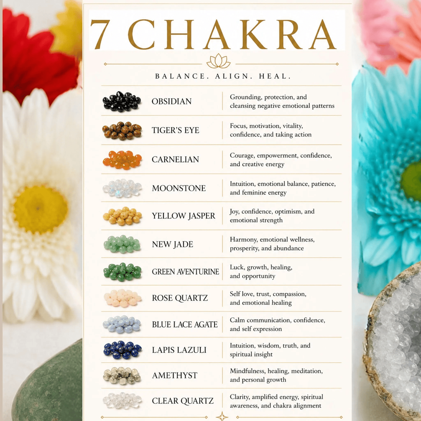 7 Chakra Bracelet | Healing Crystal Jewelry for Balance, Alignment & Spiritual Wellness - Best Life Apparel
