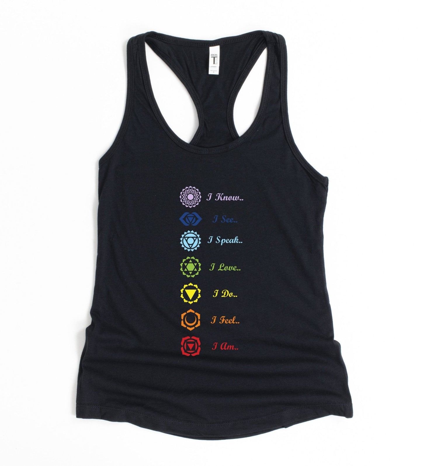 7 Chakra Yoga Tank Top | Women's Spiritual Meditation Shirt - Best Life Apparel