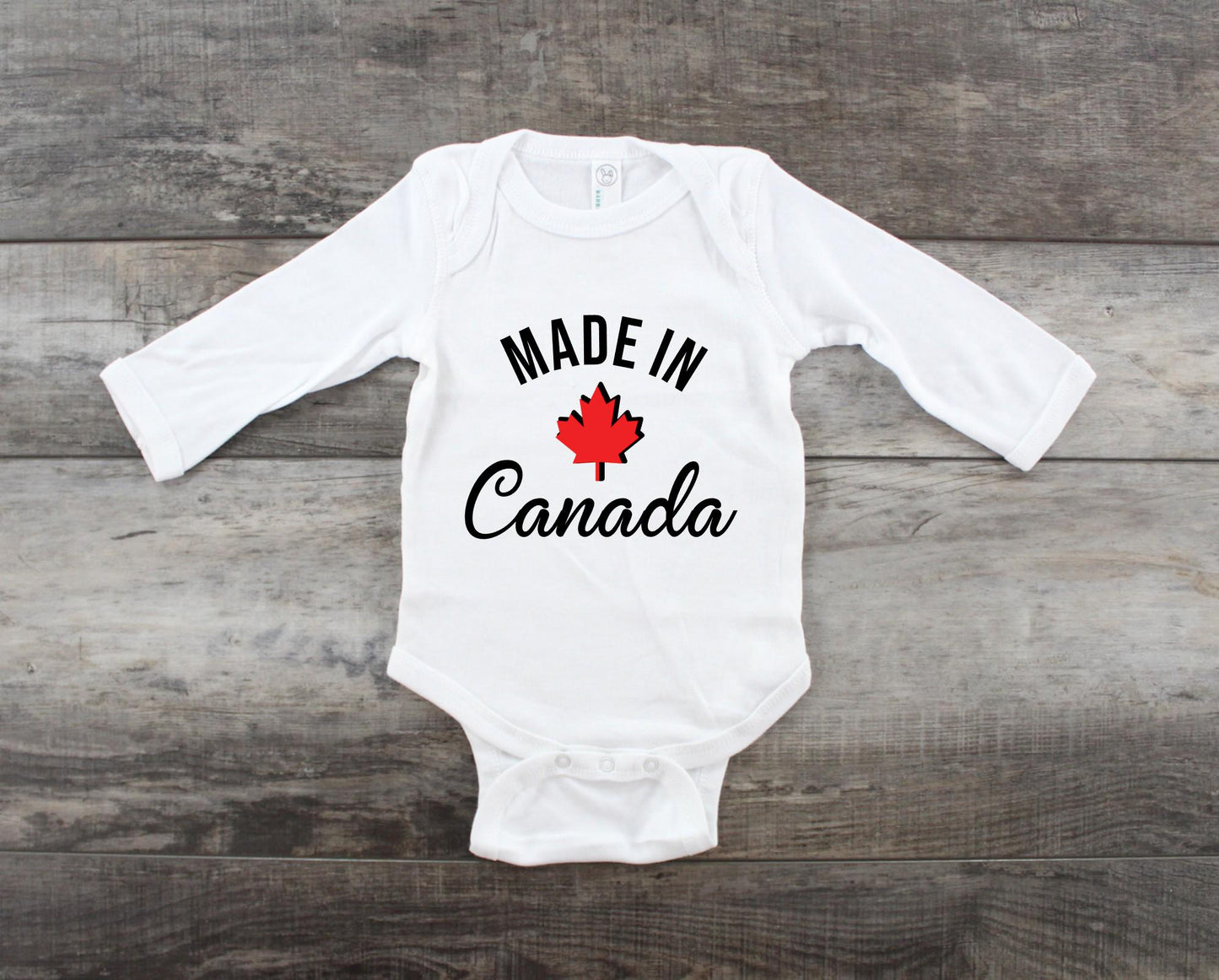 Made in Canada Baby Bodysuit or Toddler T-Shirt