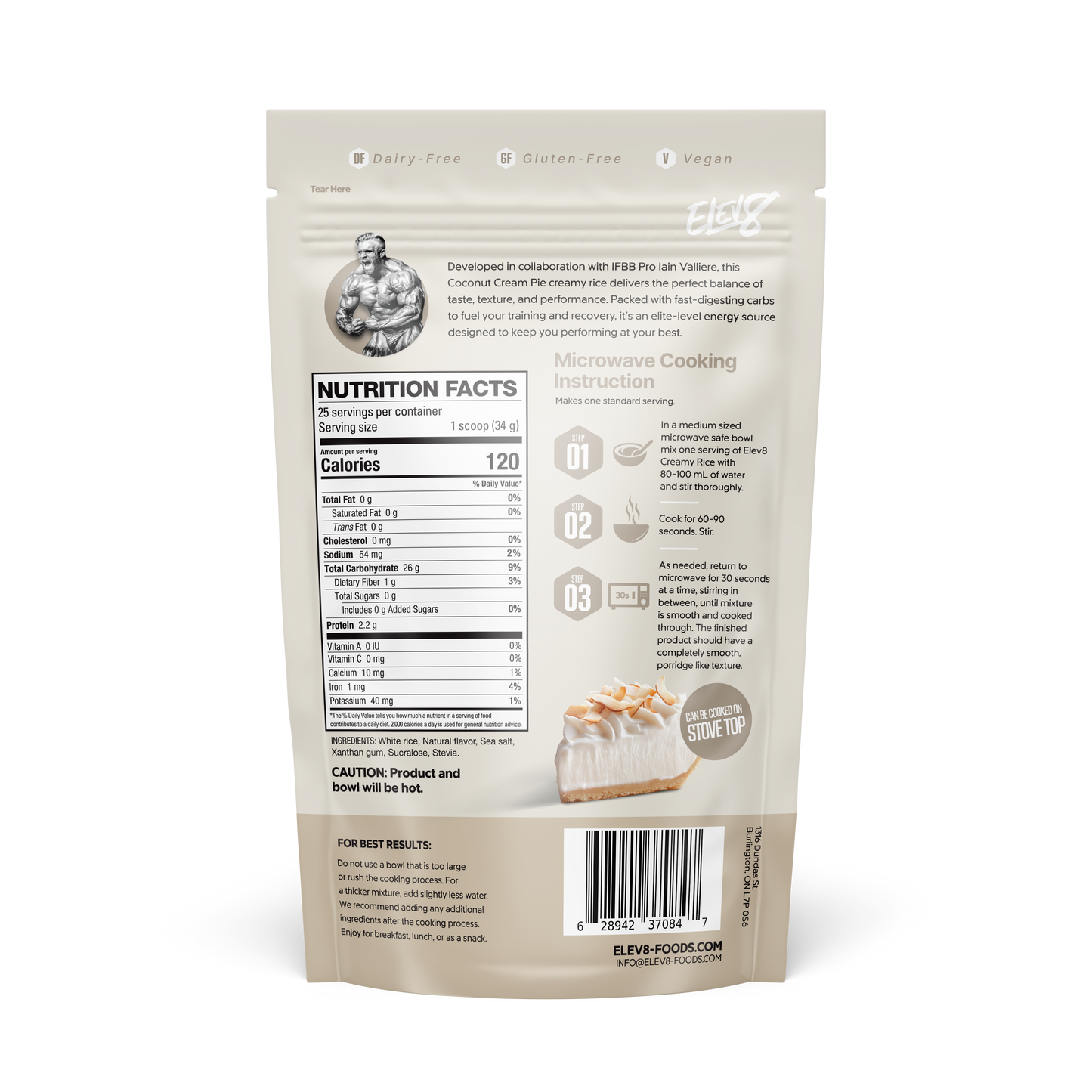 Coconut Cream Pie Creamy Rice