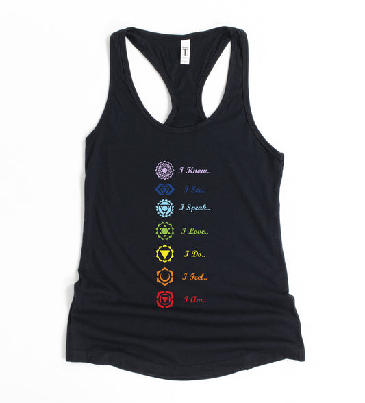 7 Chakra Yoga Tank Top
