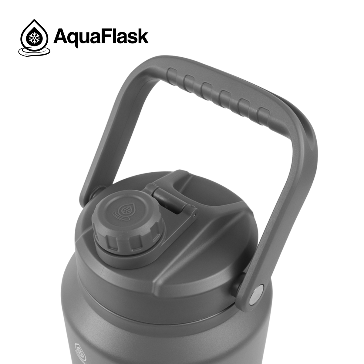 grey AquaFlask Original 2484ml showing condensation-free exterior