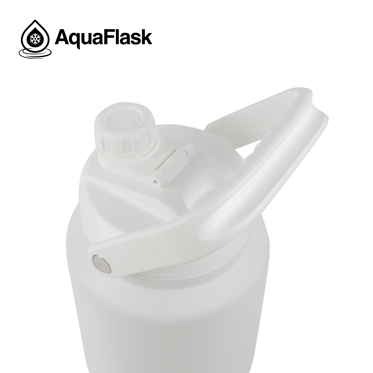 white lid Leak-proof AquaFlask Original 84oz stainless steel water bottle
