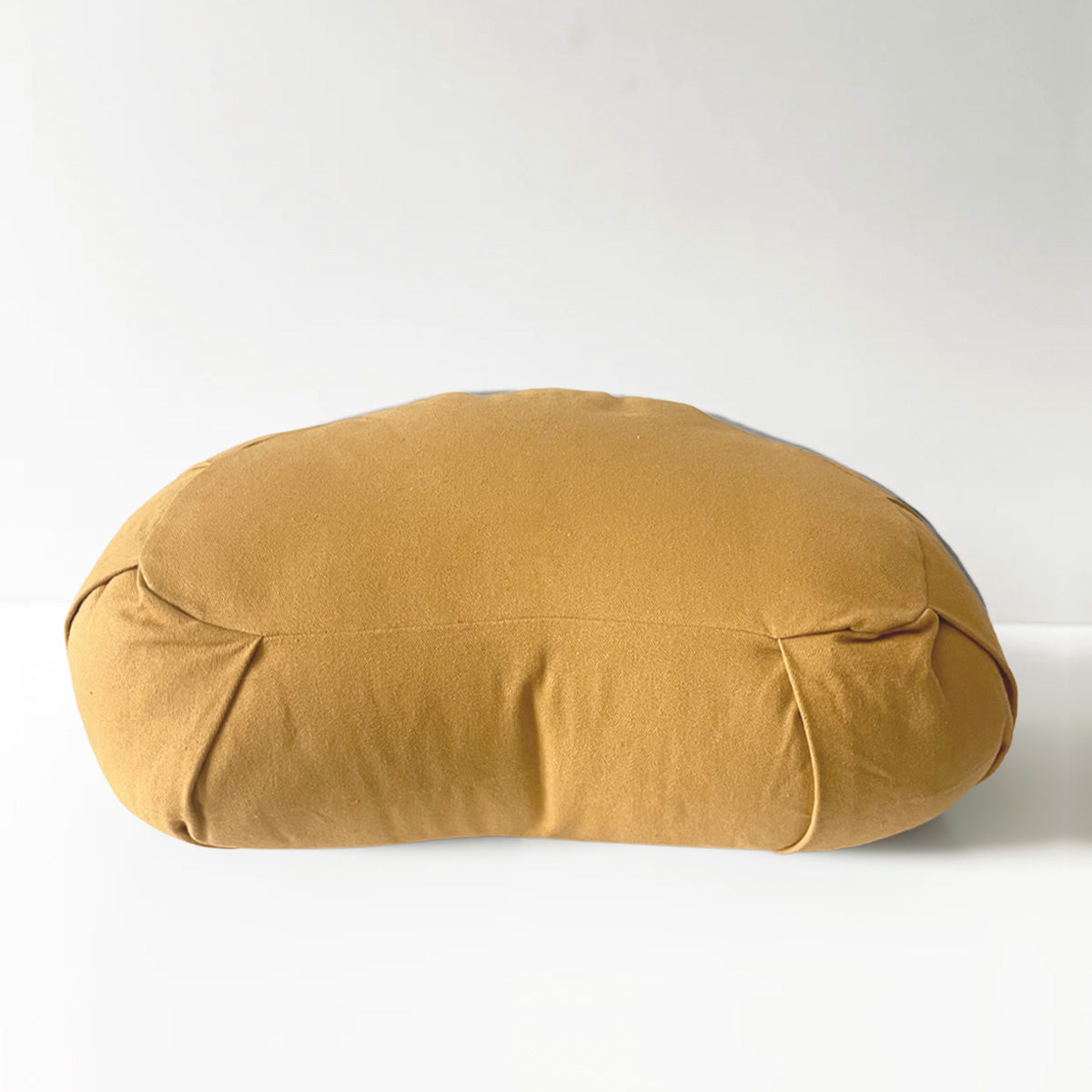 gold meditation cushion