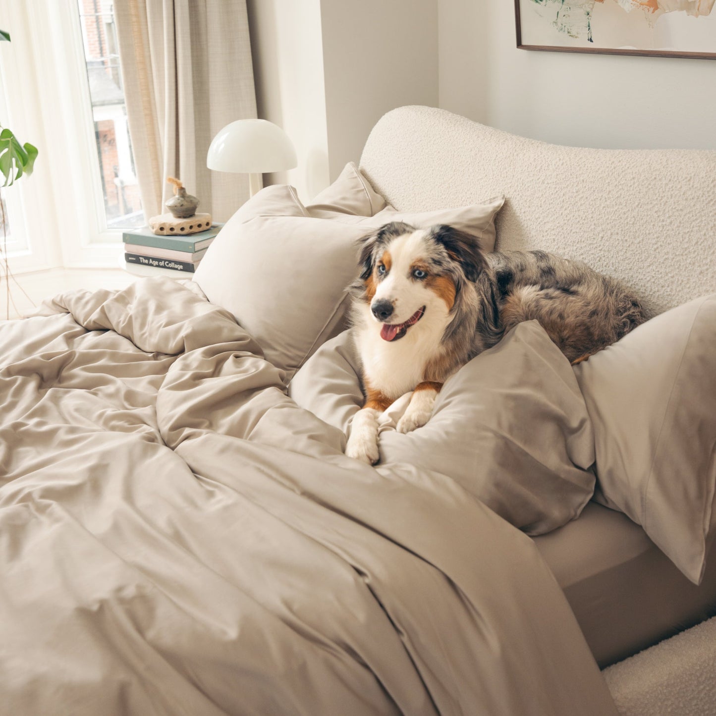 Organic bamboo sateen duvet cover — Twin/Twin XL to King/Cal King