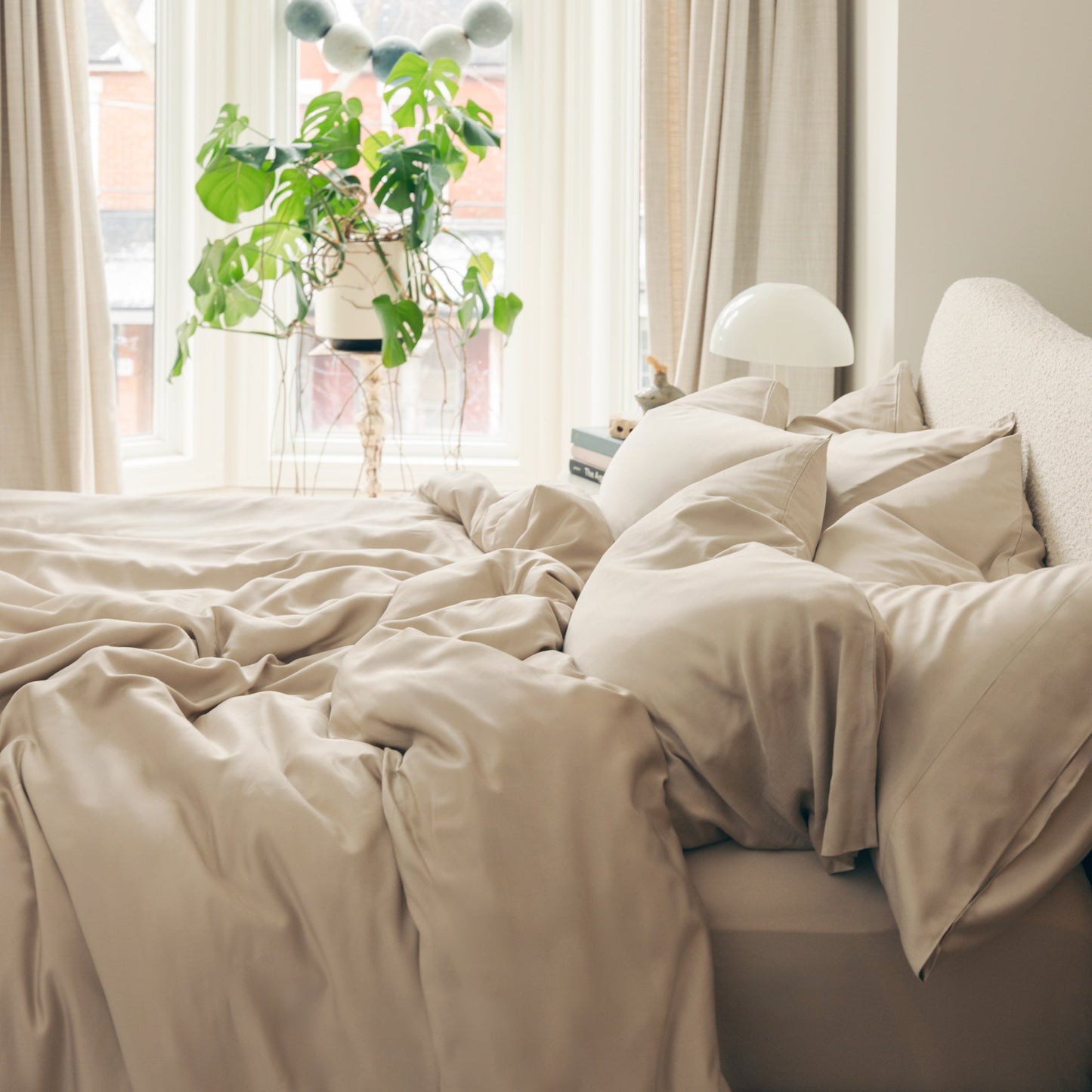 Organic bamboo sateen duvet cover — self-care gift, FSC certified bamboo