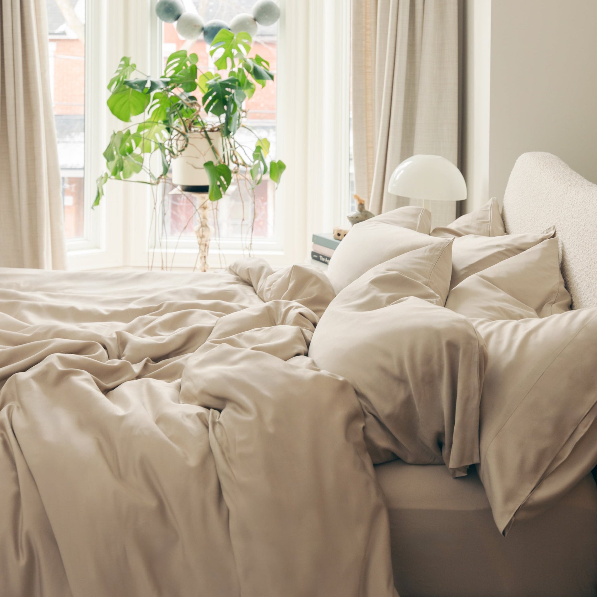Organic bamboo sateen duvet cover — self-care gift, FSC certified bamboo