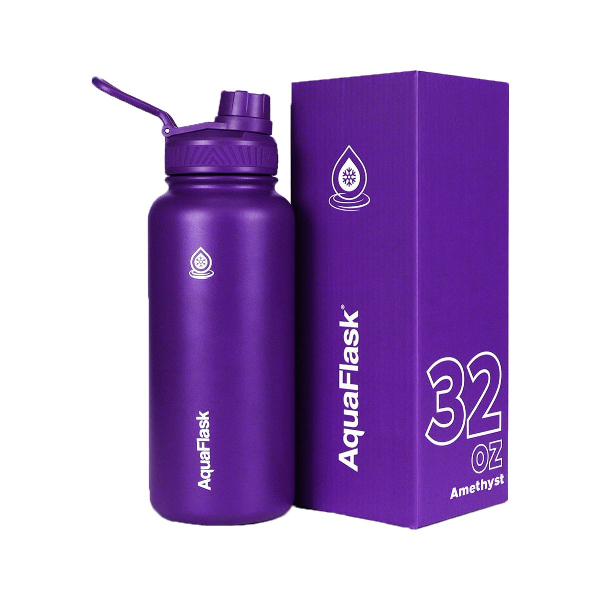 purple AquaFlask Original 935ml size comparison for choosing the right capacity