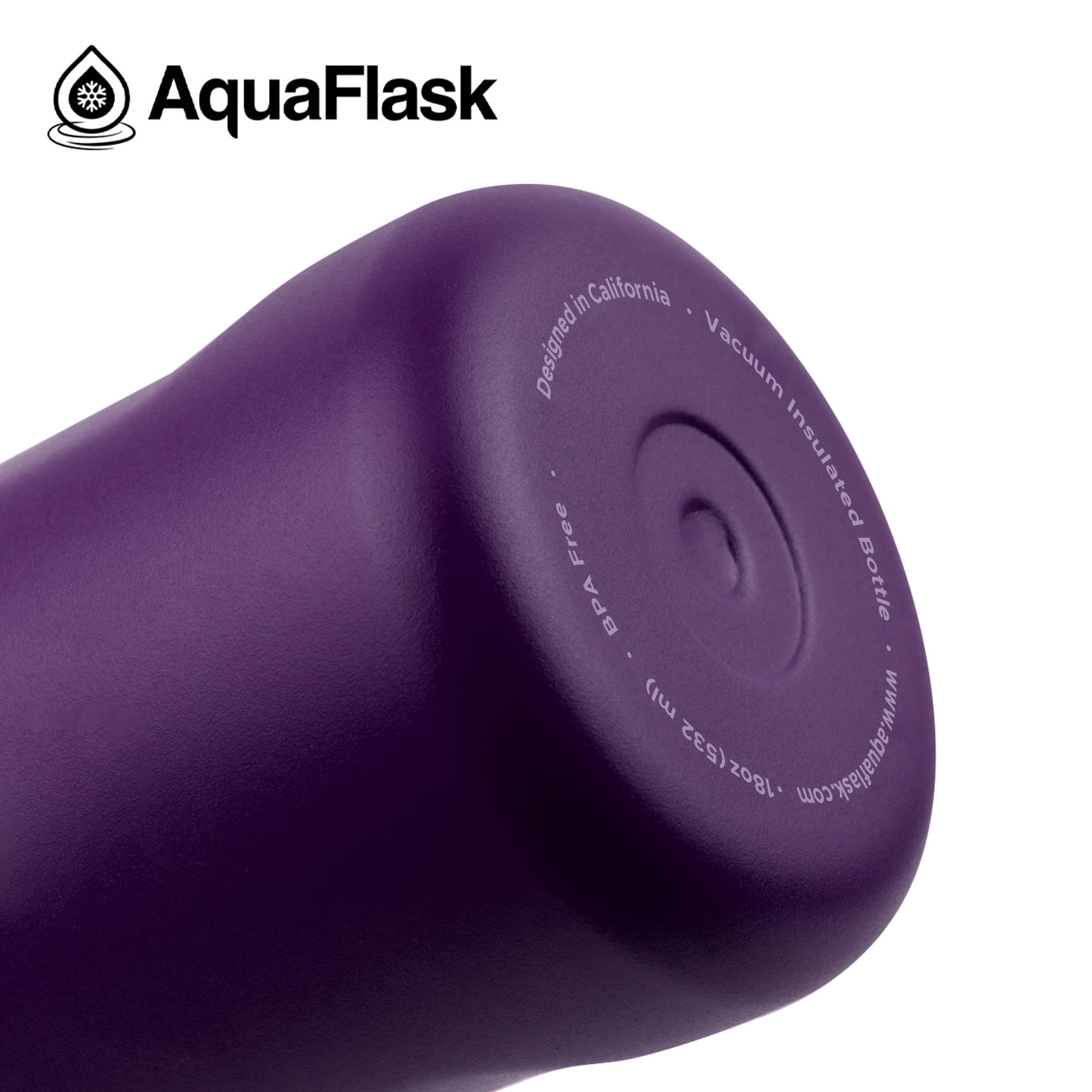bottom AquaFlask Original 18oz showing wide range of available colours