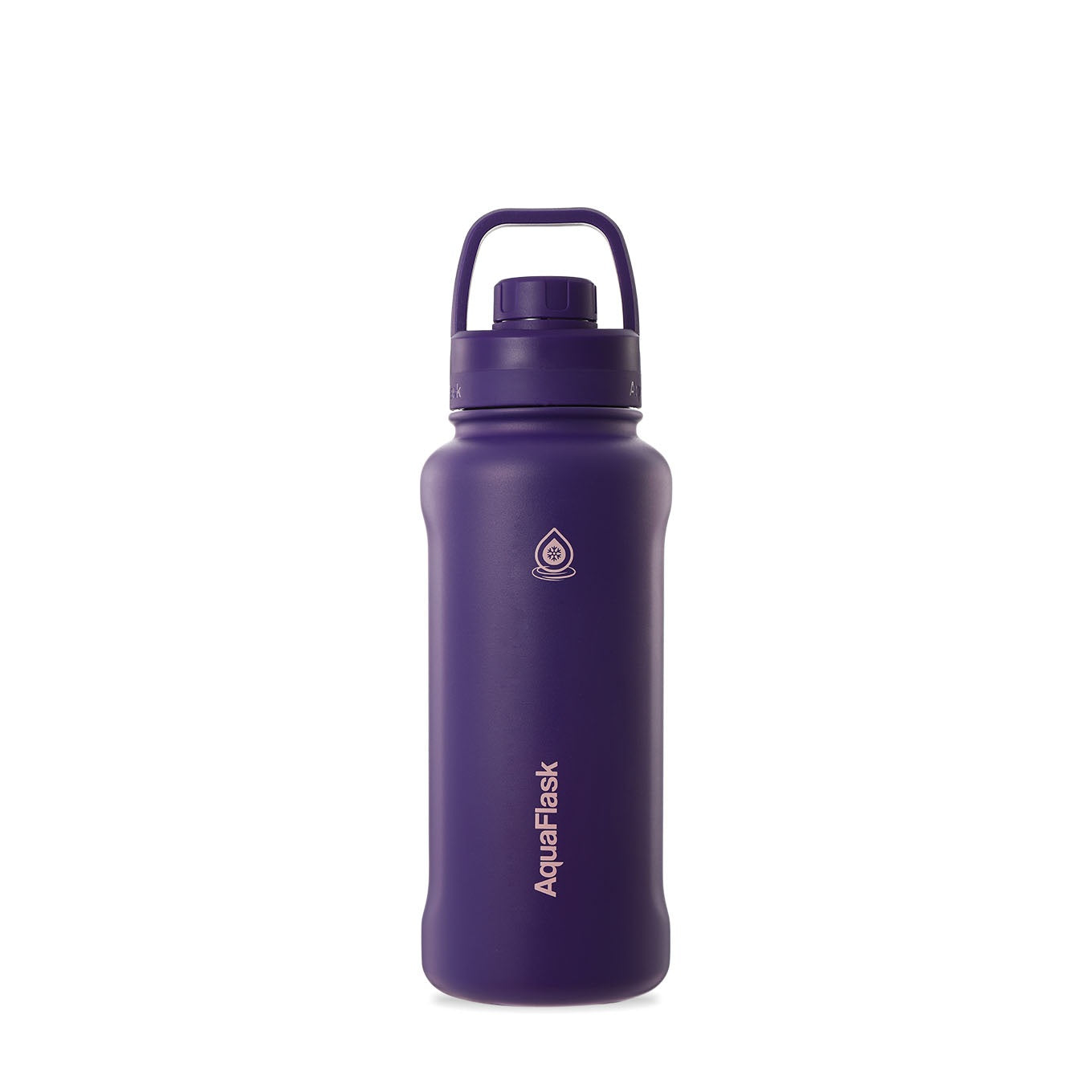 purple AquaFlask 32oz showing durable stainless