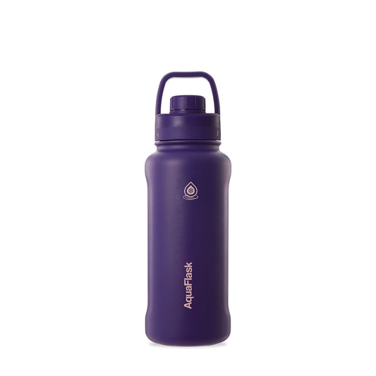 purple AquaFlask 32oz showing durable stainless