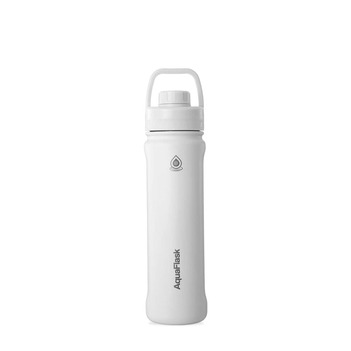 white AquaFlask Sports 650ml keeping drinks cold 24 hours during intense workouts