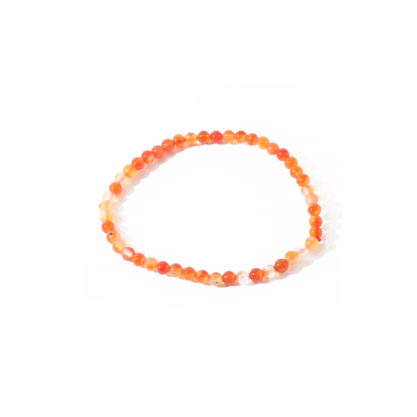 Sacral chakra carnelian bracelet for passion, joy and creative energy