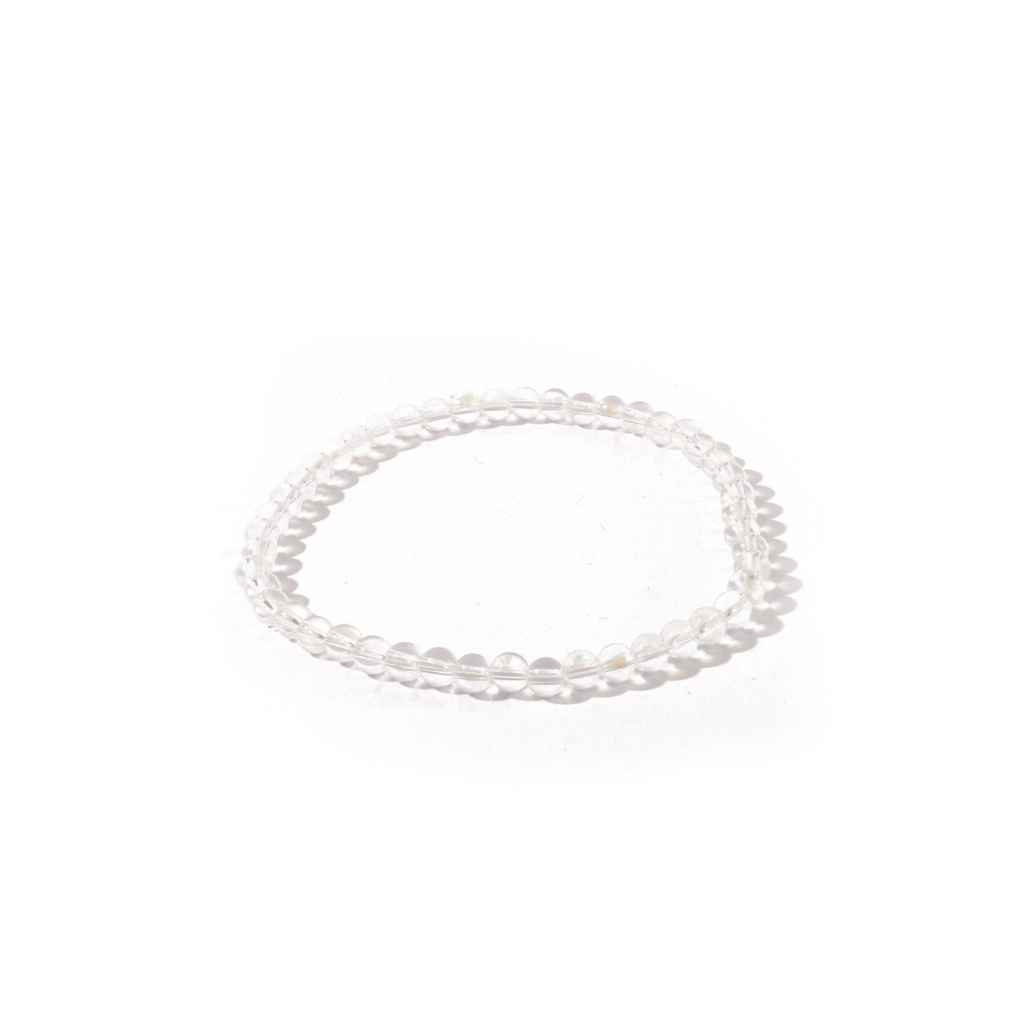 Clear quartz healing bracelet for emotional balance and inner peace