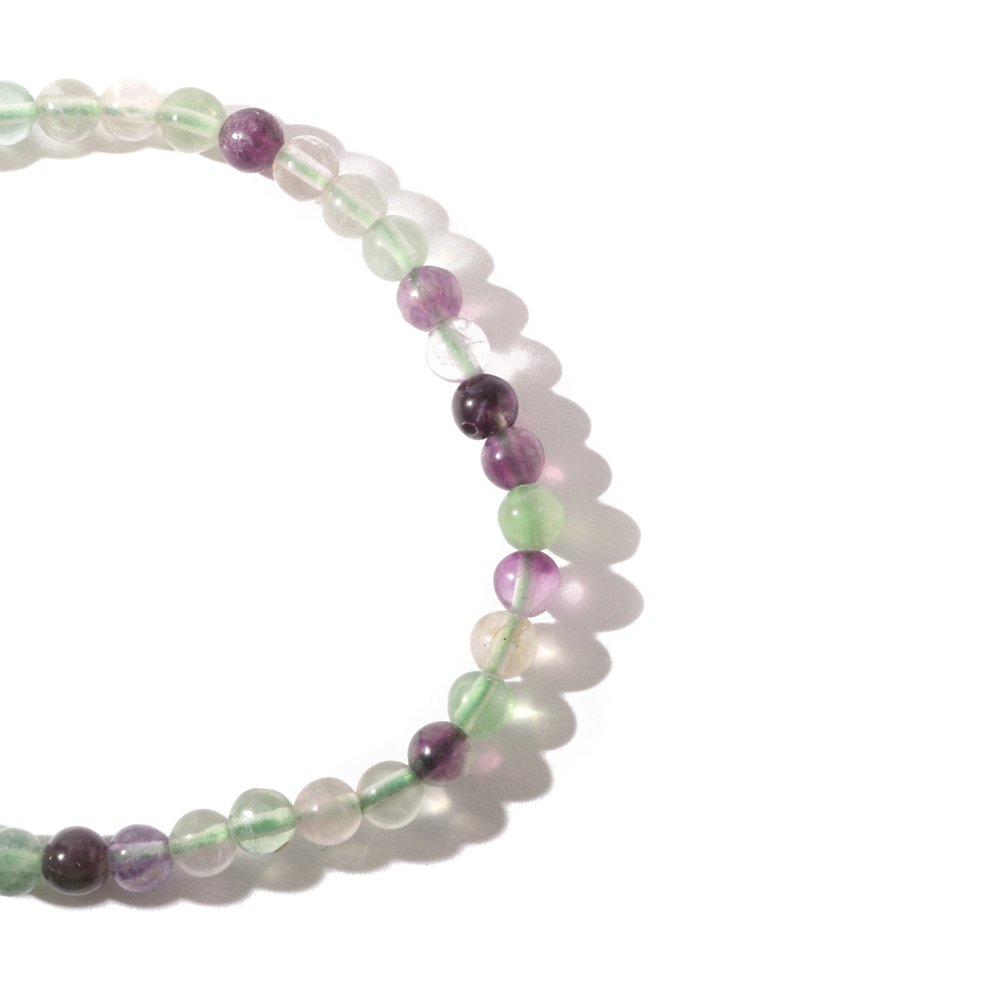 Third eye chakra fluorite bracelet for intuition, focus and spiritual growth