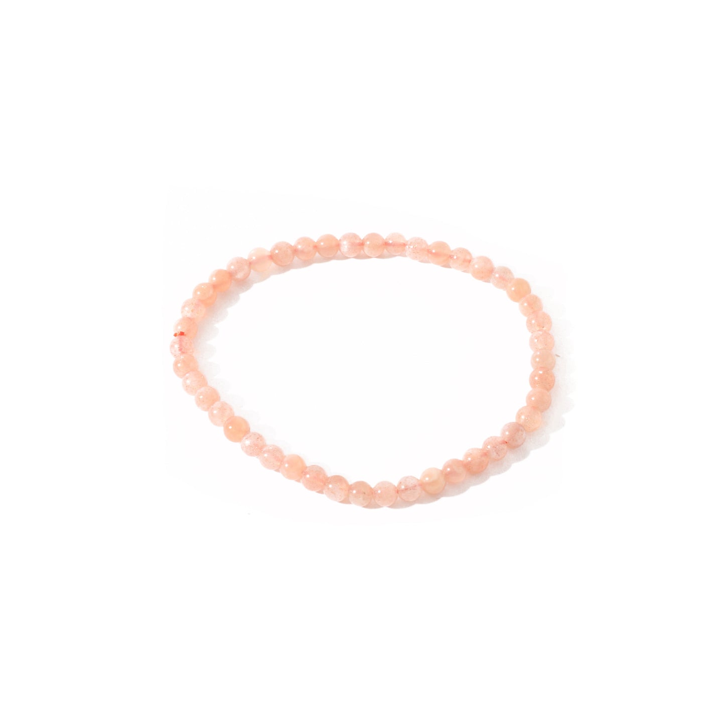 Sunstone bracelet close-up showing natural golden shimmer and sparkle
