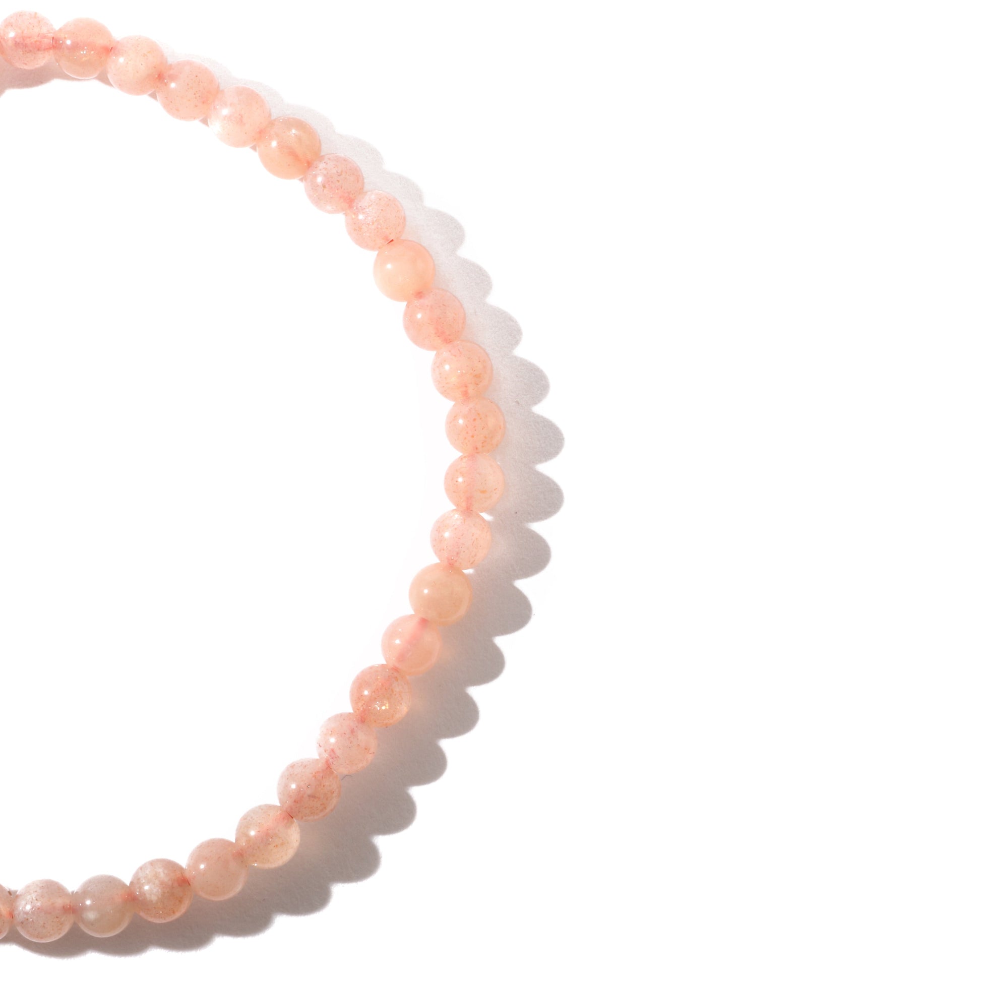 Natural sunstone healing bracelet for joy, abundance and leadership
