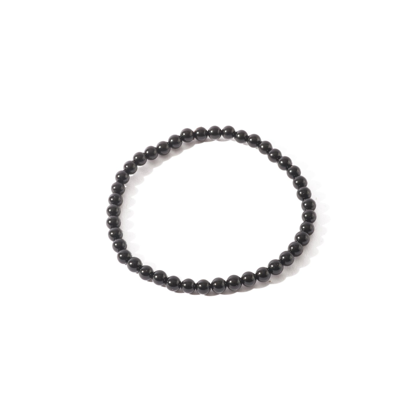 Black tourmaline crystal bracelet for EMF protection and grounding