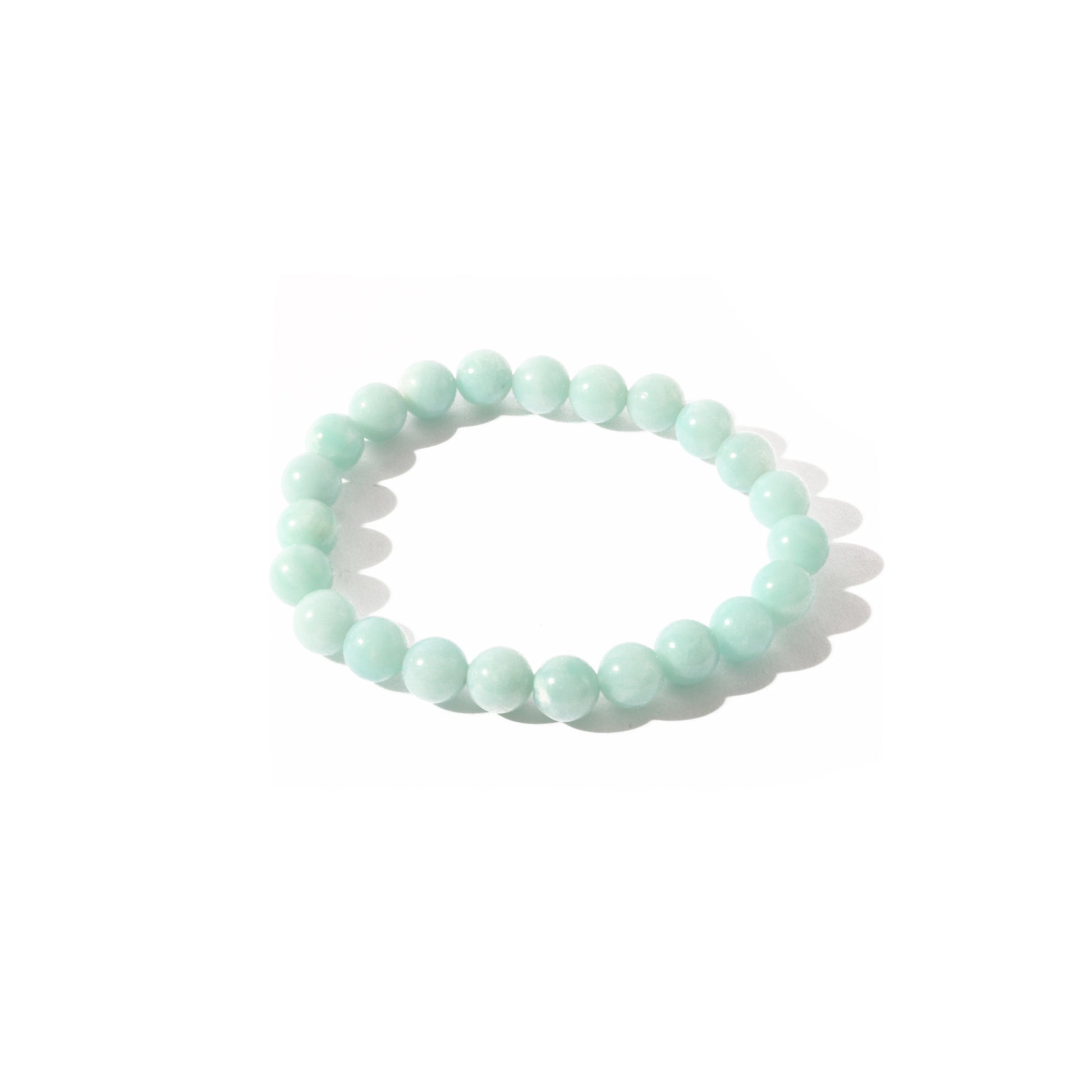 Amazonite crystal bracelet for emotional balance and clear communication